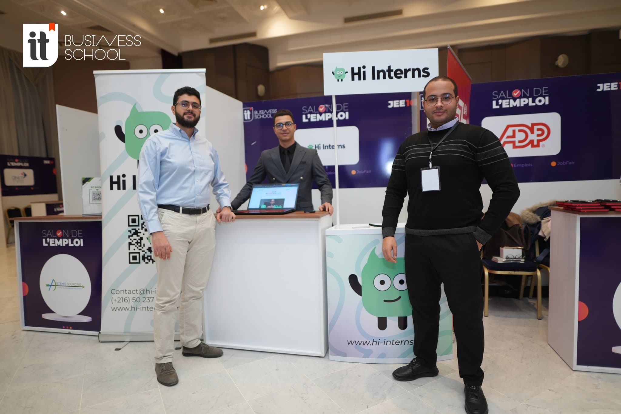 Présence de Hi Interns lors d'un forum universitaire 1